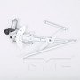 Front Left Power Window Motor and Regulator Assembly 660132 - front view