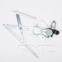 Front Left Power Window Motor and Regulator Assembly 660100 - back view