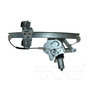 Front Left Power Window Motor and Regulator Assembly 660254 - back view