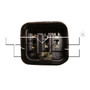 Front Right Power Window Motor and Regulator Assembly 660155 - side view
