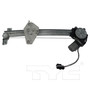 Rear Left Power Window Motor and Regulator Assembly 660464 - back view