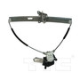 Front Left Power Window Motor and Regulator Assembly 660420 - back view