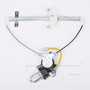 Rear Left Power Window Motor and Regulator Assembly 660490 - back view