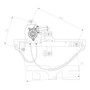 Front Left Power Window Motor and Regulator Assembly 660566 - diagram