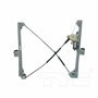 Front Left Power Window Motor and Regulator Assembly 660508 - front view