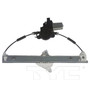 Rear Right Power Window Motor and Regulator Assembly 660889 - back view
