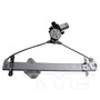 Front Right Power Window Motor and Regulator Assembly 660857 - back view