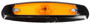 LED 1x4 in Rectangular Yellow Marker & Clearance Light 2672A - front view