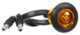 33 Series LED 0.75 in Round Yellow Marker & Clearance Light 33050Y3 - front view