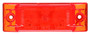 Super 21 Incandescent 2x6 in Rectangular Red Marker Light 21200R - front view