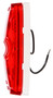 Incandescent 2x4 in Rectangular Red Marker Light 1211 - side view