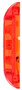 Super 21 Incandescent 2x6 in Rectangular Red Marker Light 21201R - side view