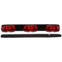 Incandescent 2x4 in Rectangular Red Light Bar 1215 - kit contents