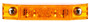 35 Series LED 1x4 in Rectangular Yellow Marker & Clearance Light 35375Y - front view
