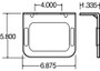 3x5 in Rectangular Light Mounting 45720 - diagram