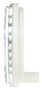 Super 44 LED 4 in Round Clear Back Up Light 44206C - side view