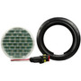 Super 44 LED 4 in Round Clear Back Up Light 44041C - kit contents