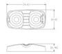 Replacement Lense Headlight 9007GA - diagram