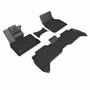 3D MAXpider Kagu Black R1 & R2 Floormats for BMW iX (I20) 5-Seat Electric