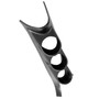 Autometer 52mm Black Triple Pillar Pod for Ford Mustang