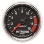 Autometer 2-1/16in 1600PSI Nitrous Fuel Pressure Gauge GS