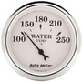 Autometer 2-1/16in 250F Water Temp Gauge Old Tyme White