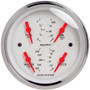Autometer 3-3/8in Quad Gauge Arctic White