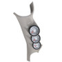 Autometer 52mm Black Triple Pillar Gauge Kit for Dodge Ram