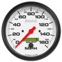 Autometer 5in 160MPH Programmable Speedometer Phantom