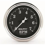 Autometer 2-1/16in 7K RPM In-Dash Tachometer Old Tyme Black