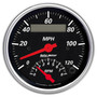 Autometer 3-3/8in 120MPH/8K RPM Programmable Tach/Speedo Designer Black