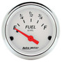 Autometer 52mm 0-90Ohm Fuel Level Gauge Arctic White