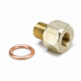 Autometer 1/8in NPT to M12x1.75 Metric Temp/Pressure Adapter
