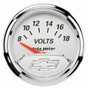 Autometer 2in 8-18V Voltmeter Gauge Chevy Vintage