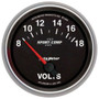 Autometer 2-5/8in 18V Voltmeter Gauge Sport-Comp II
