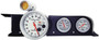 Autometer 5in/2-5/8in Black Dash Top Gauge Mount for Ford Mustang