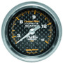 Autometer 52mm 15PSI Mechanical Fuel Pressure Gauge Carbon Fiber