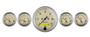 Autometer 3-1/8in/2-1/16in 5pc Electric Speedometer Kit Antique Beige