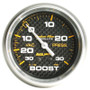 Autometer 52mm 30PSI Mechanical Boost Gauge Carbon Fiber