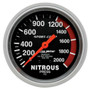 Autometer 2-5/8in 0-2000PSI Mechanical Nitrous Pressure Gauge Sport-Comp