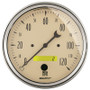 Autometer 5in 120MPH Programmable Speedometer Antique Beige