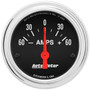Autometer 2-1/16in 60A Ammeter Gauge Traditional Chrome