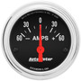Autometer 2-1/16in 60A Ammeter Gauge Traditional Chrome