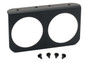 Autometer 2-5/8in Black Aluminum Dual Gauge Panel