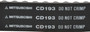 Mitsuboshi Engine Timing Belt CD193