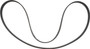 Mitsuboshi Engine Timing Belt CD298 - top view