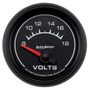 Autometer 2-1/16in 8-18V Voltmeter Gauge Euro-Style