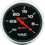 Autometer 2-5/8in 30in Hg Mechanical Vacuum Gauge Pro-Comp