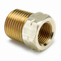 Autometer 1/2in NPT Male Brass Adapter for AutoGage
