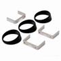 Autometer 2-5/8in Black Angle Rings 3-Pack